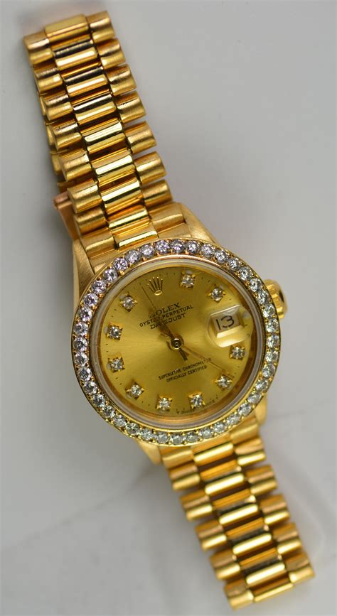 rolex gold digger|rolex gold diamond watch.